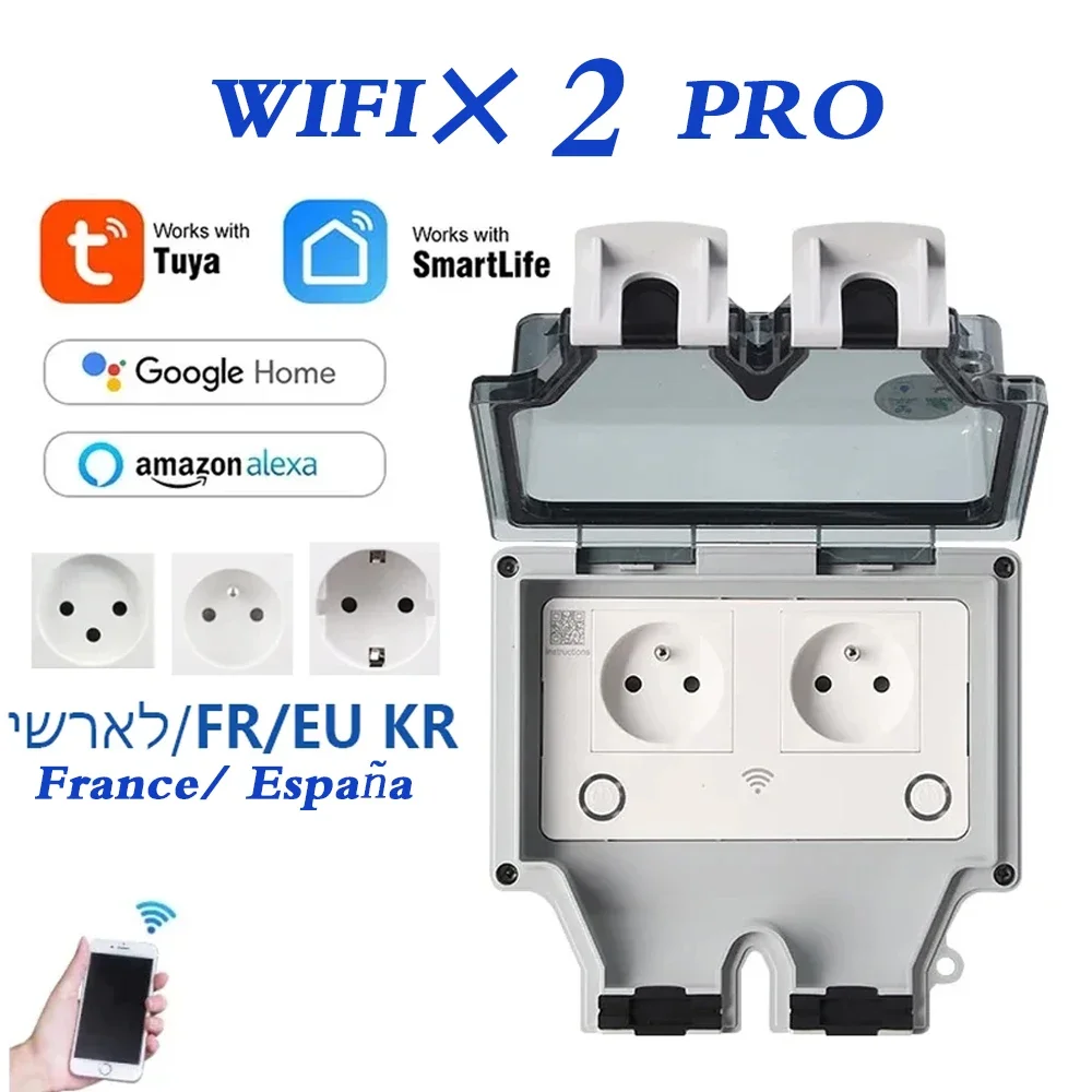 Outdoor Power Usa - Tuya Waterproof Electrical Wall Socket EU