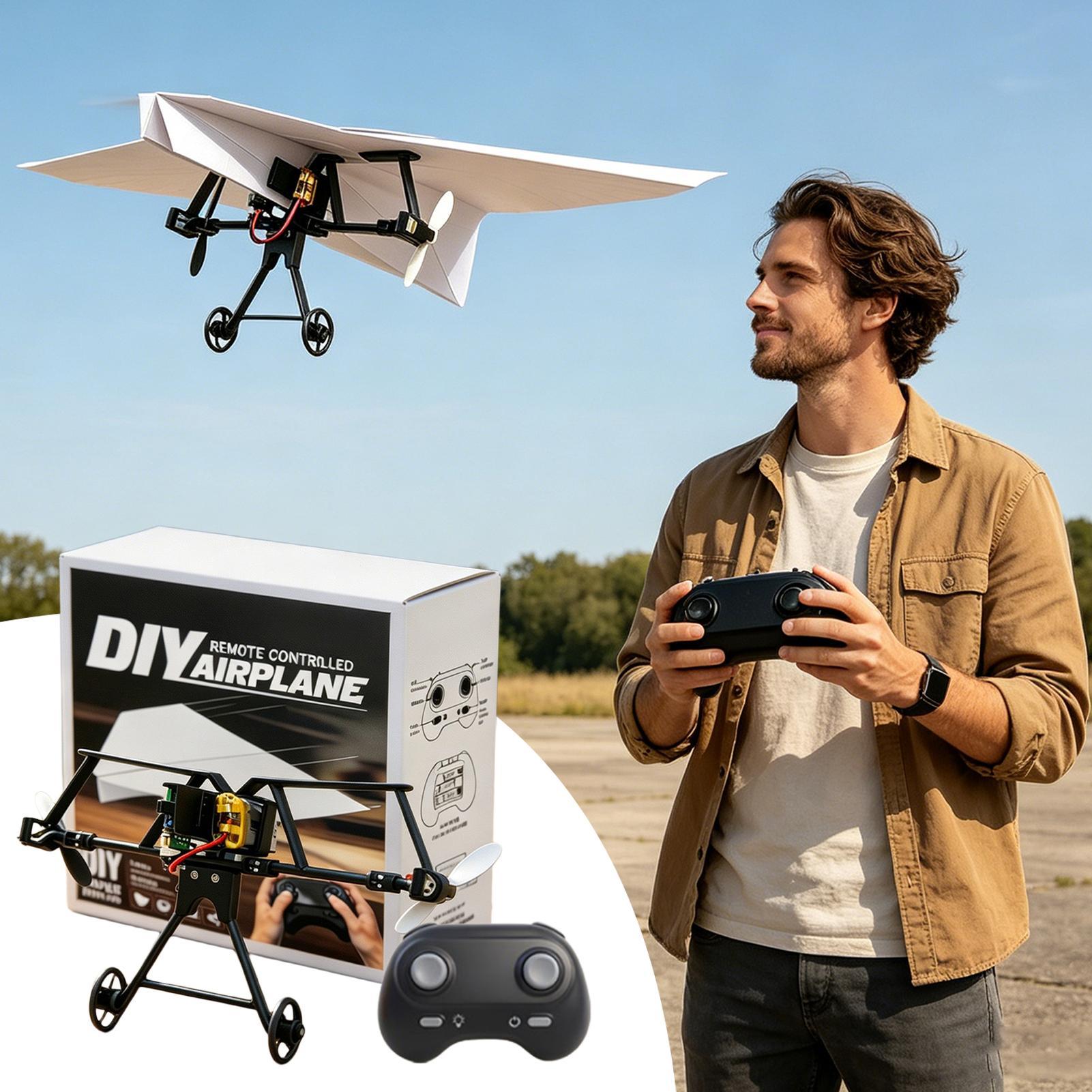 RC Paper Airplane Kit Remote C - Outdoor Power Usa ulasan dan harga
