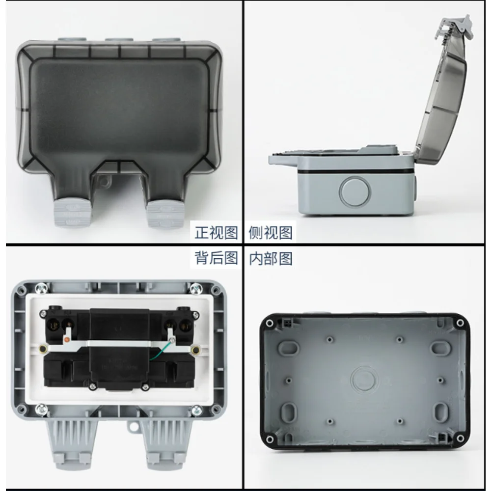 EU KR Outdoor Wall Waterproof  - Outdoor Power Usa ulasan dan harga