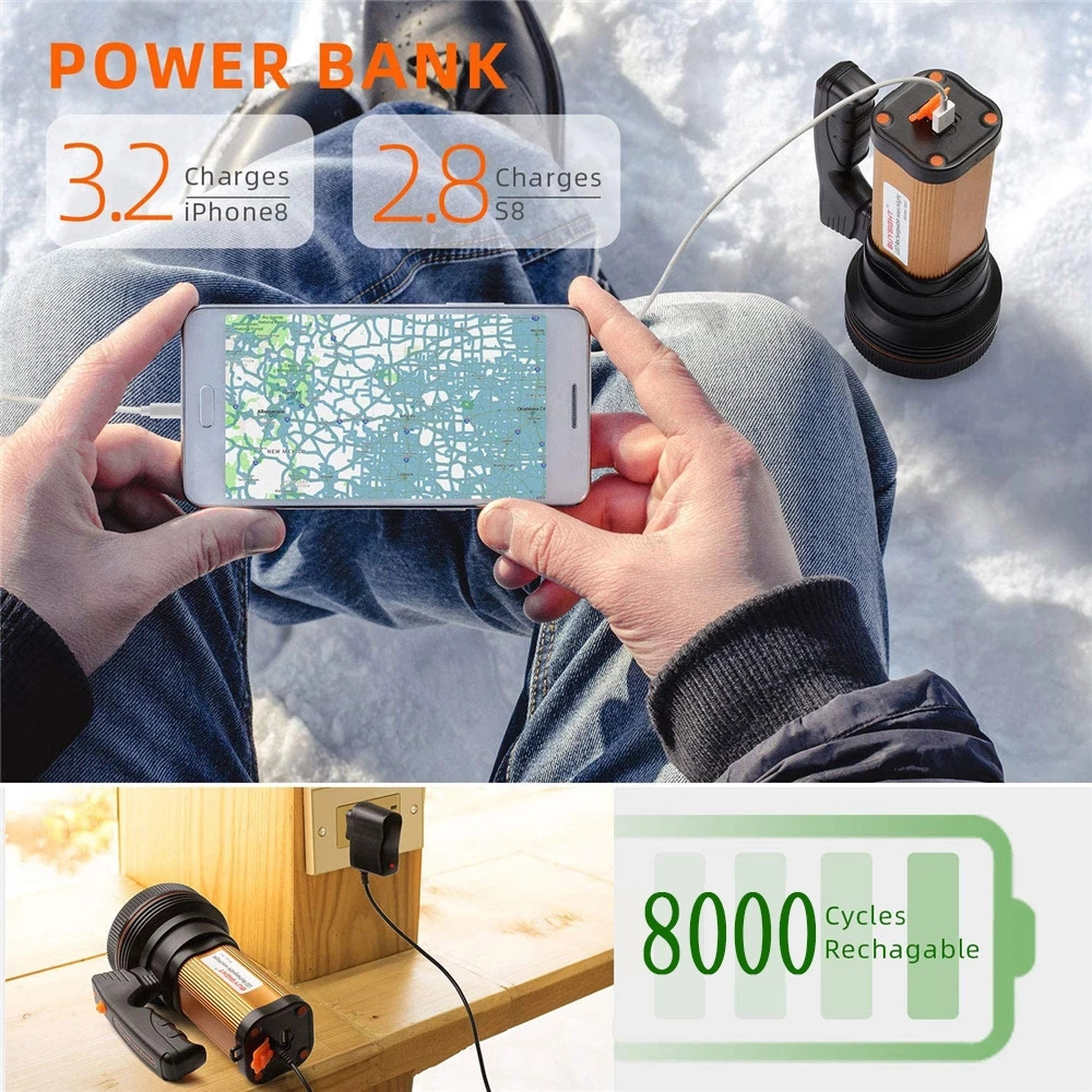 150W Powerful Flashlight 50000 - Outdoor Power Meter Bike ulasan dan harga
