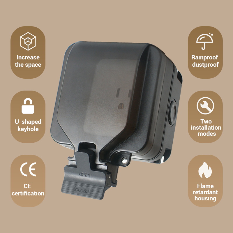 Avoir IP66 Wall Waterproof Soc - Outdoor Power Usa ulasan dan harga