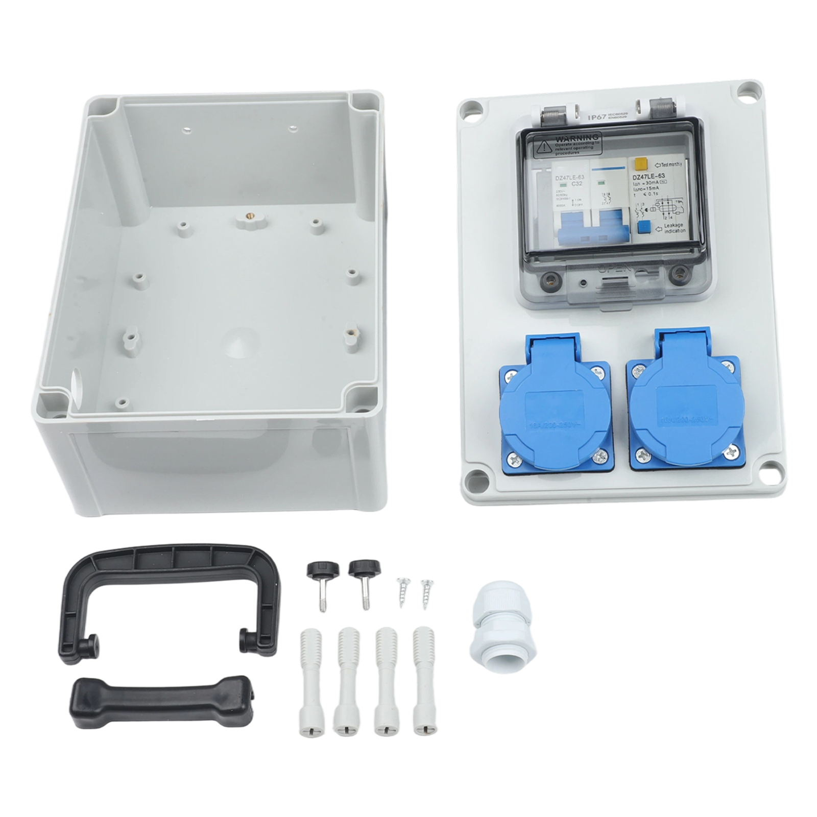 IP67 Portable Switch Socket Bo - Outdoor Power Distributors ulasan dan harga