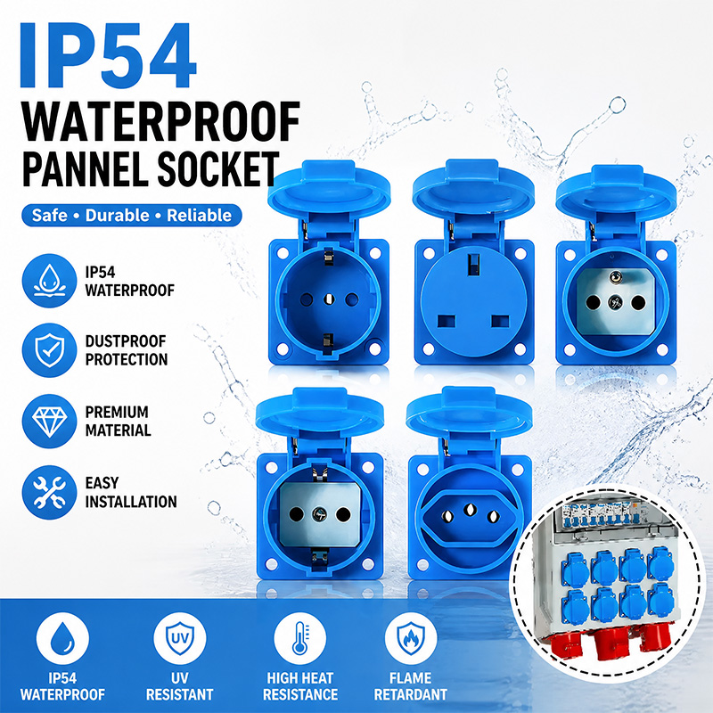 IP54 16A Waterproof Industrial - Outdoor Power Distribution Panel ulasan dan harga