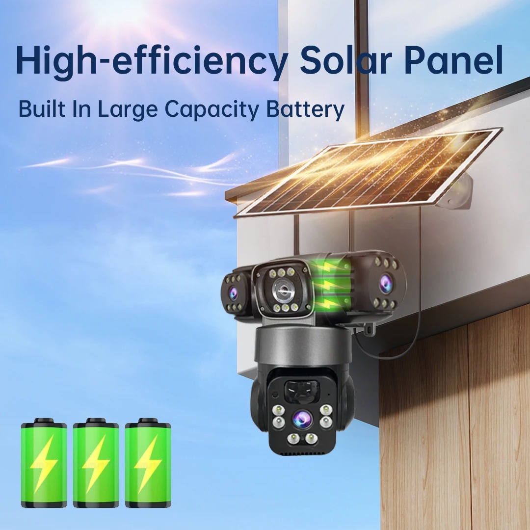 15MP V380 Pro Solar Camera Out - Outdoor Power Distribution Panel ulasan dan harga