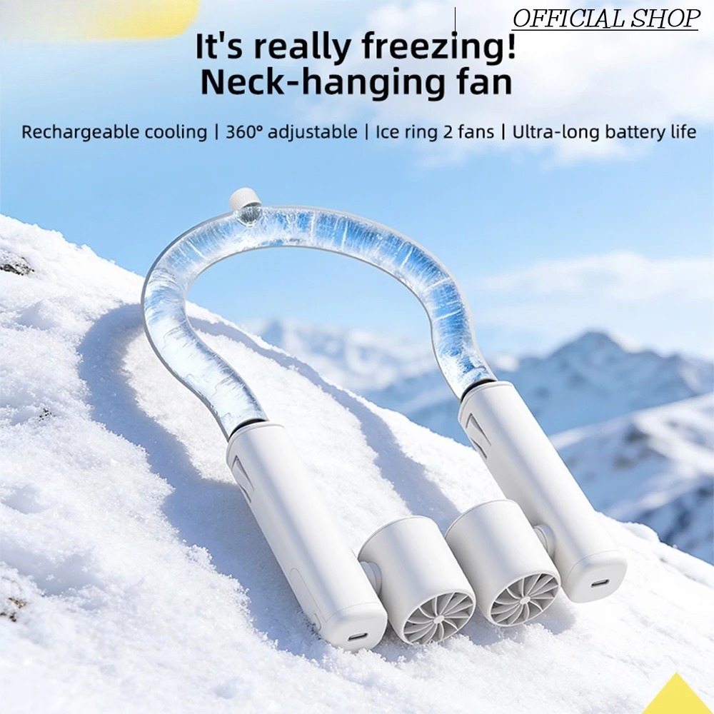 Portable Neck Fan High Speed T - Outdoor Power Fan ulasan dan harga