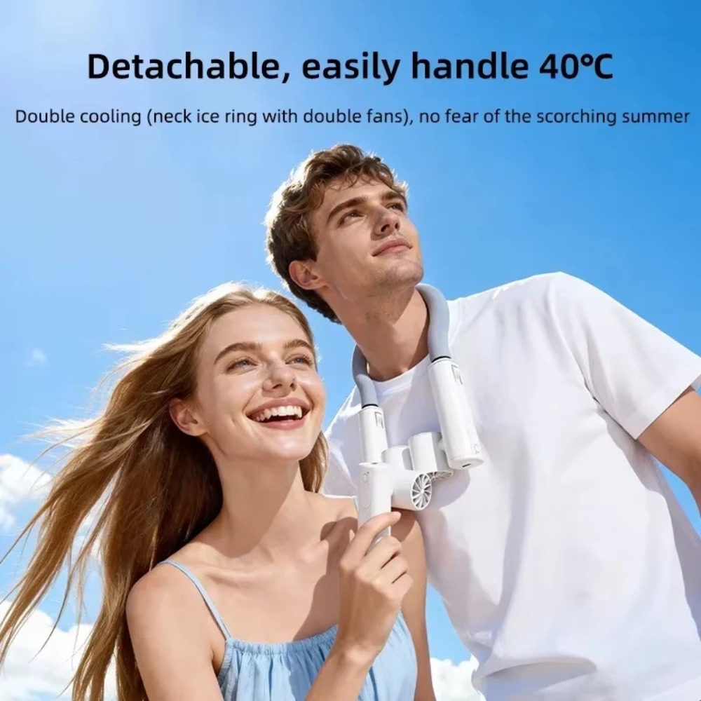 Portable Neck Fan High Speed T - Outdoor Power Fan ulasan dan harga