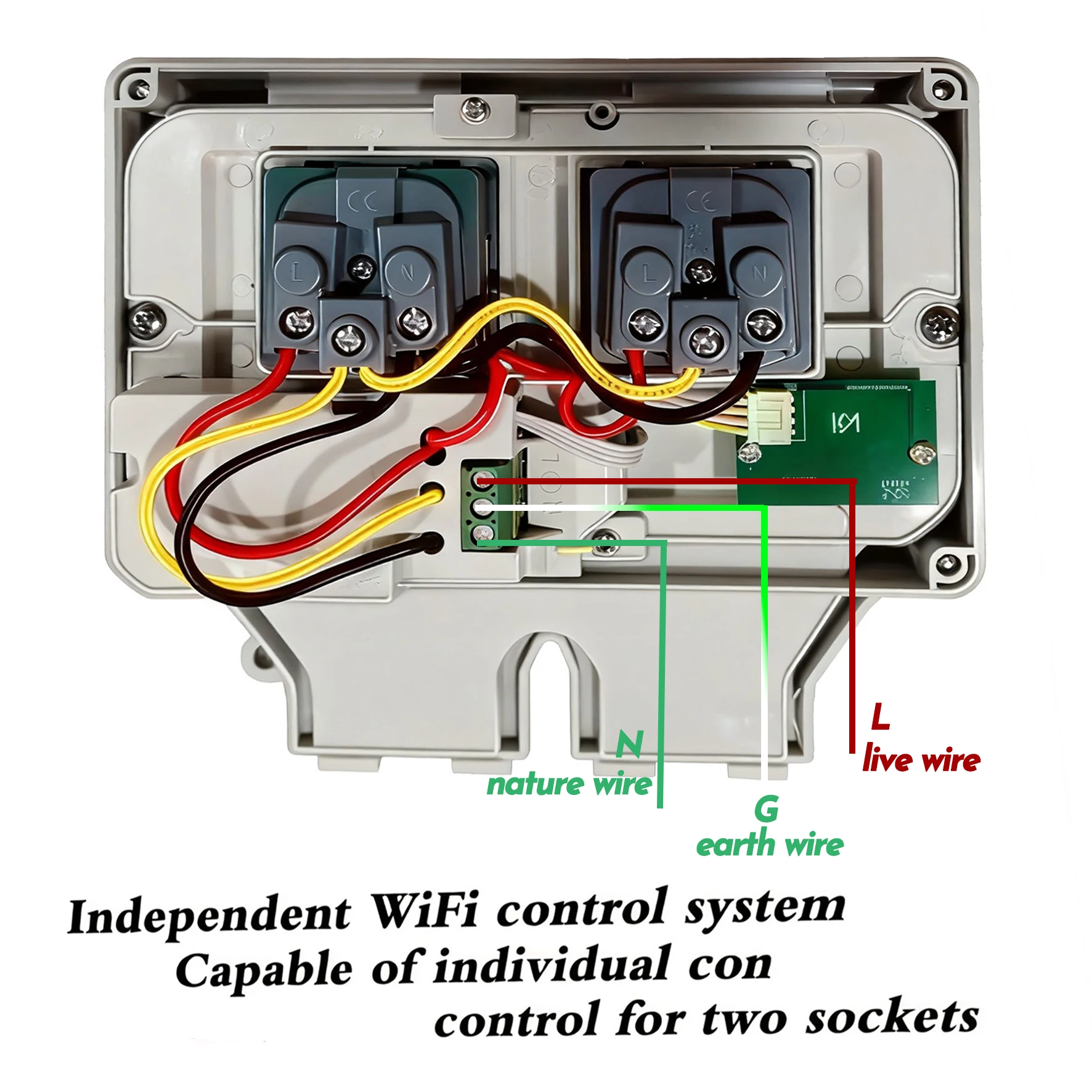 Tuya Waterproof Electrical Wal - Outdoor Power Usa ulasan dan harga