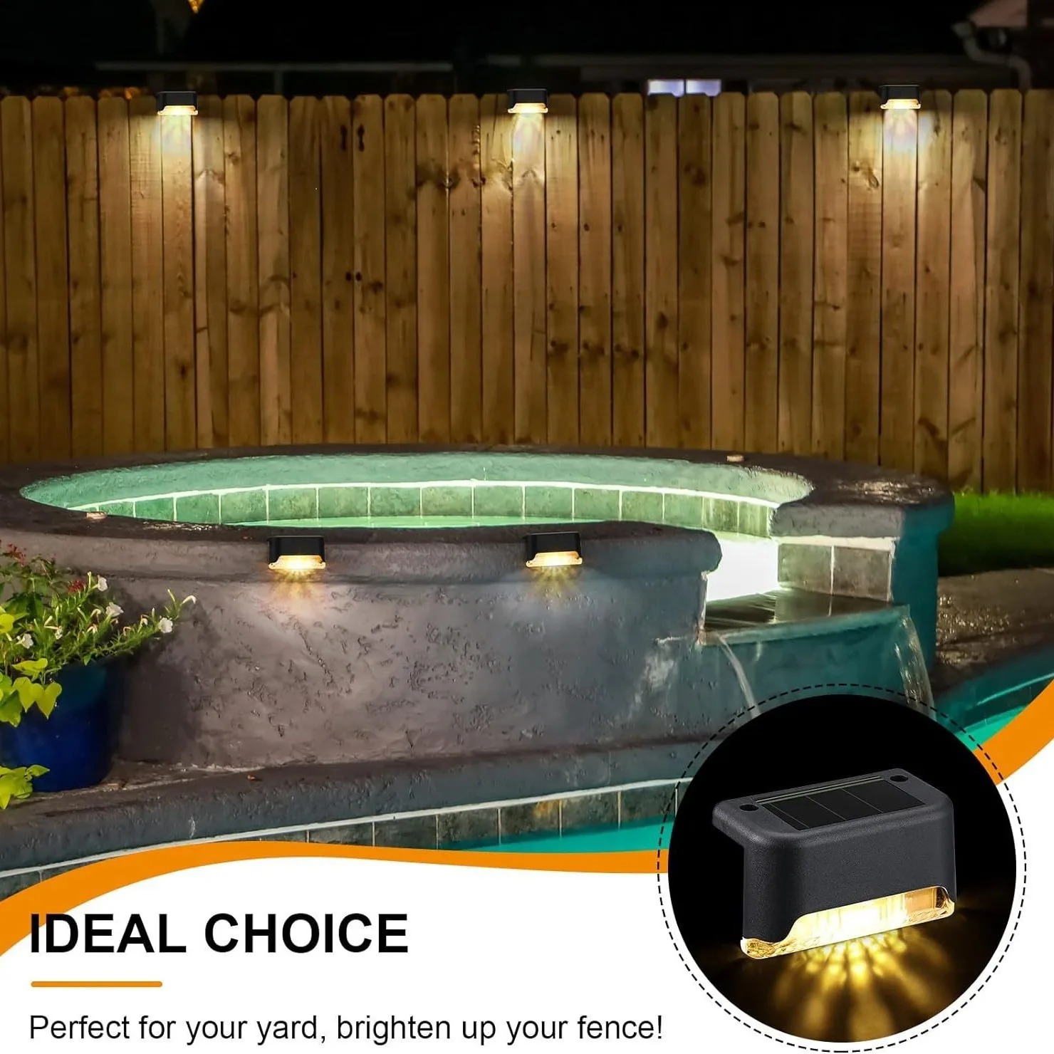 4-32 Pack Solar Step Lights LE - Outdoor Power Pack ulasan dan harga