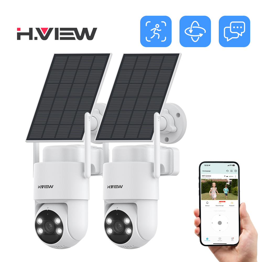 H.VIEW 2PCS PIR Battery Powere - Outdoor Power Distribution Panel ulasan dan harga