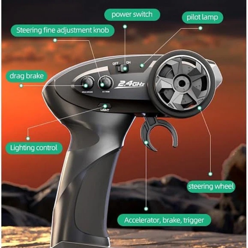 Huangbo 1 16 4WD RC Rock Crawl - Outdoor Power Plus ulasan dan harga
