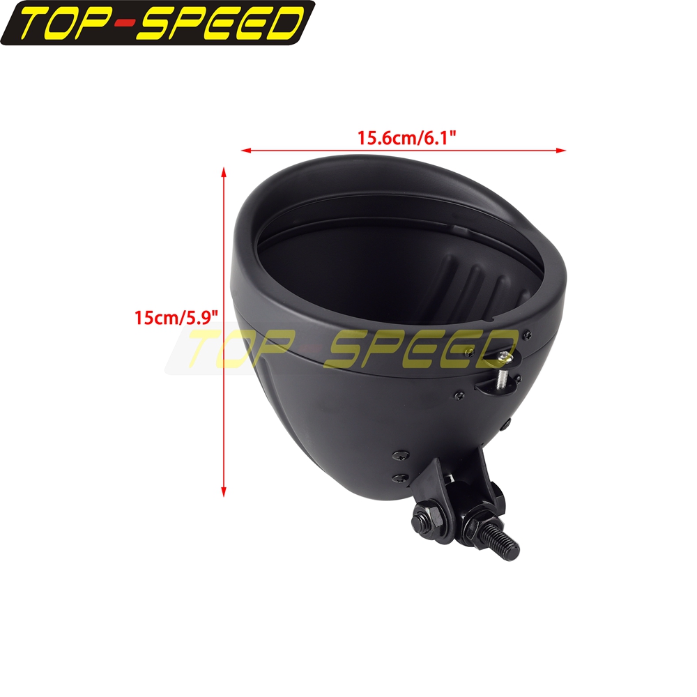 Black/Chrome Motorcycle Headla - Outdoor Power Usa ulasan dan harga