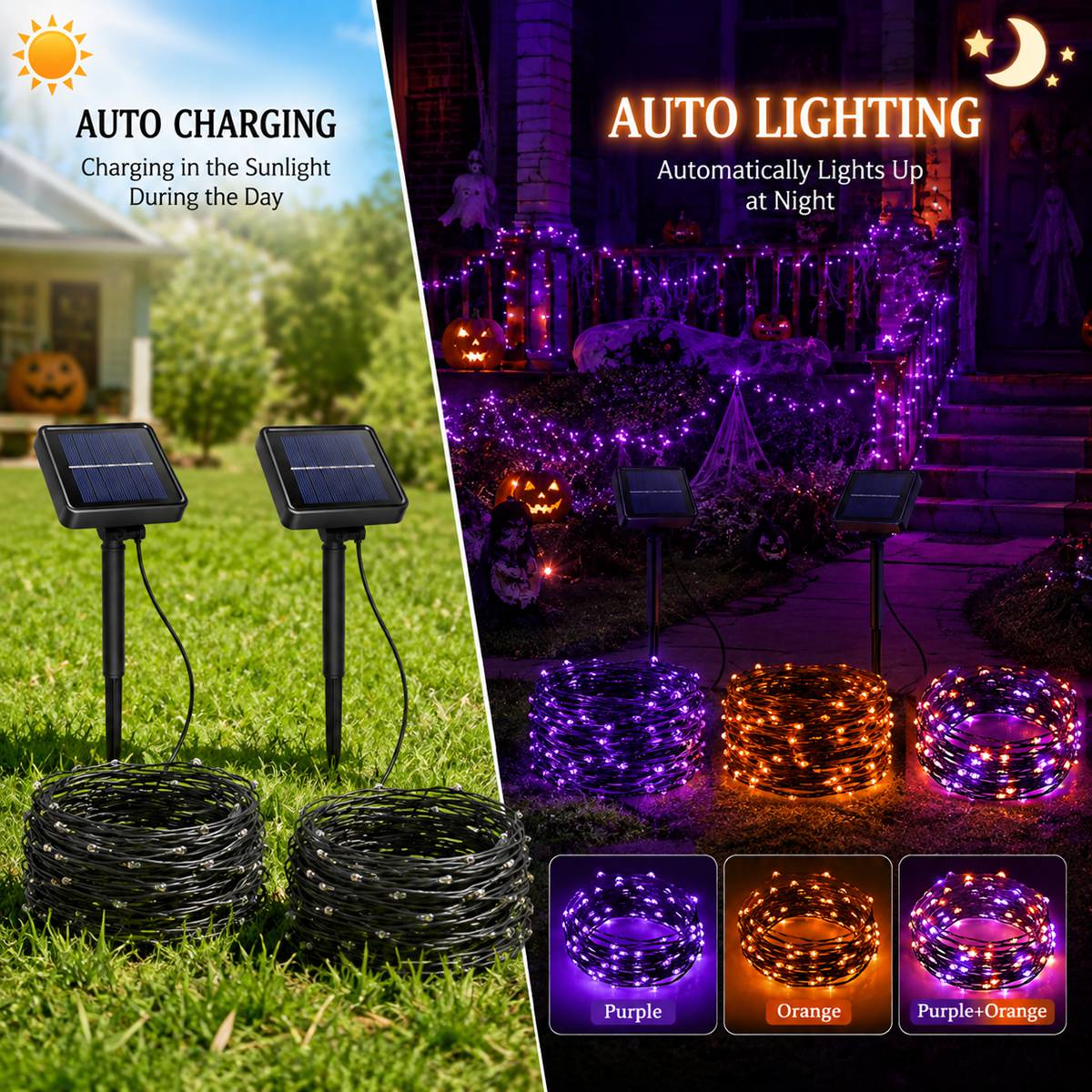 2 Pack Halloween Solar Powered - Outdoor Power Pack ulasan dan harga