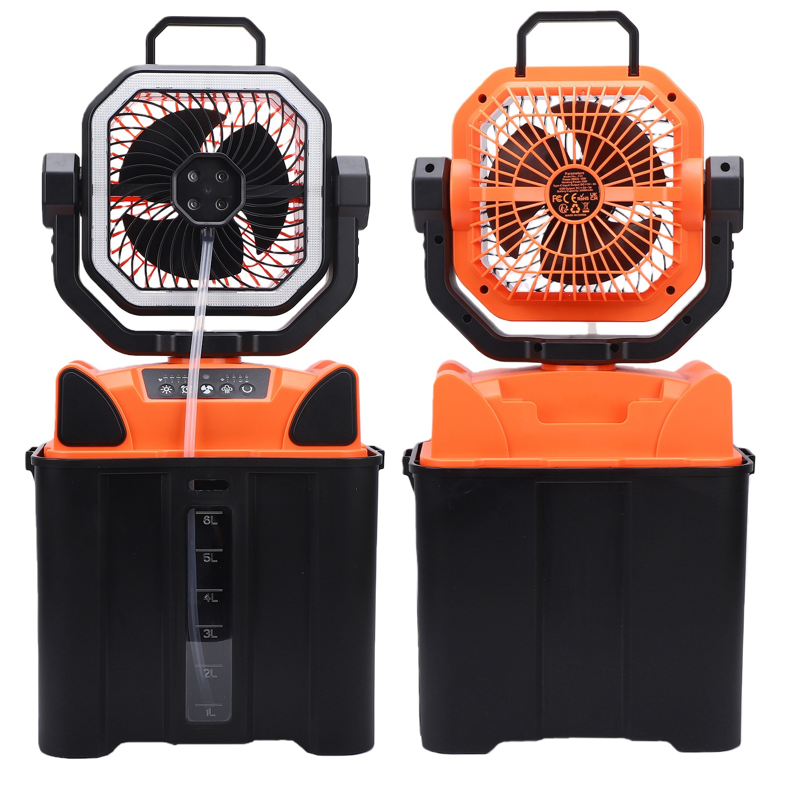 Rechargeable Camping Fan with  - Outdoor Power Fan ulasan dan harga